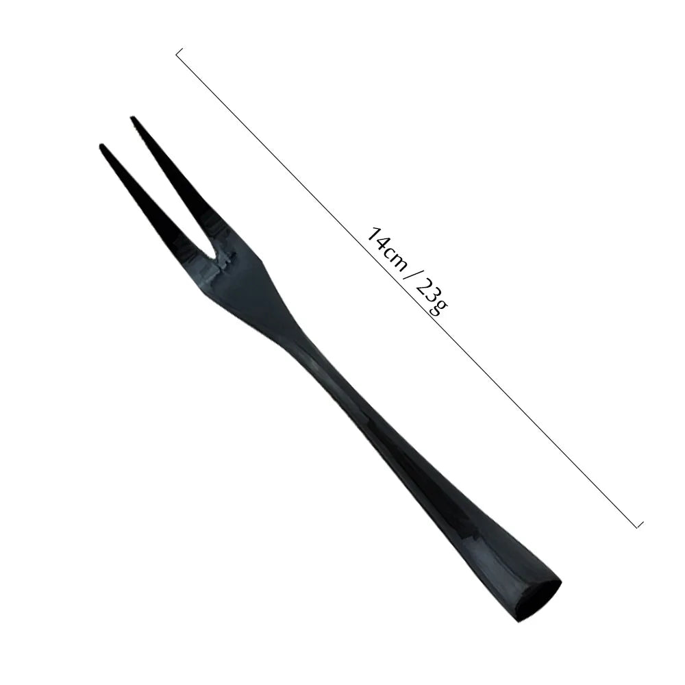 Black Cutlery Set 18/10 Stainless Steel Tableware Sets