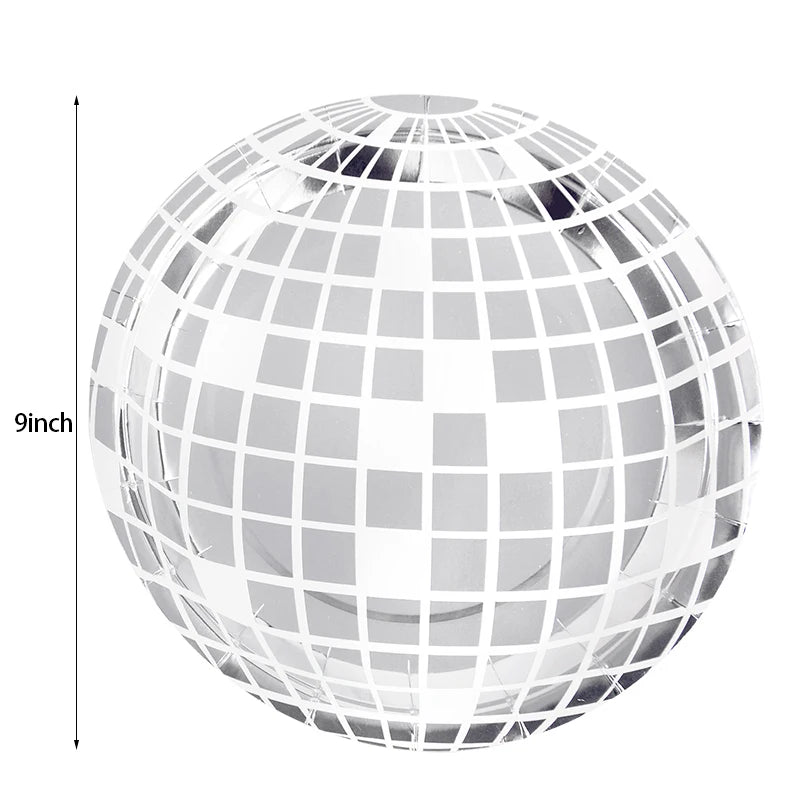 Disco Ball Theme Party Disposable Paper Tableware