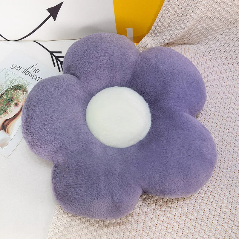 Flower Circular Shape Cushion