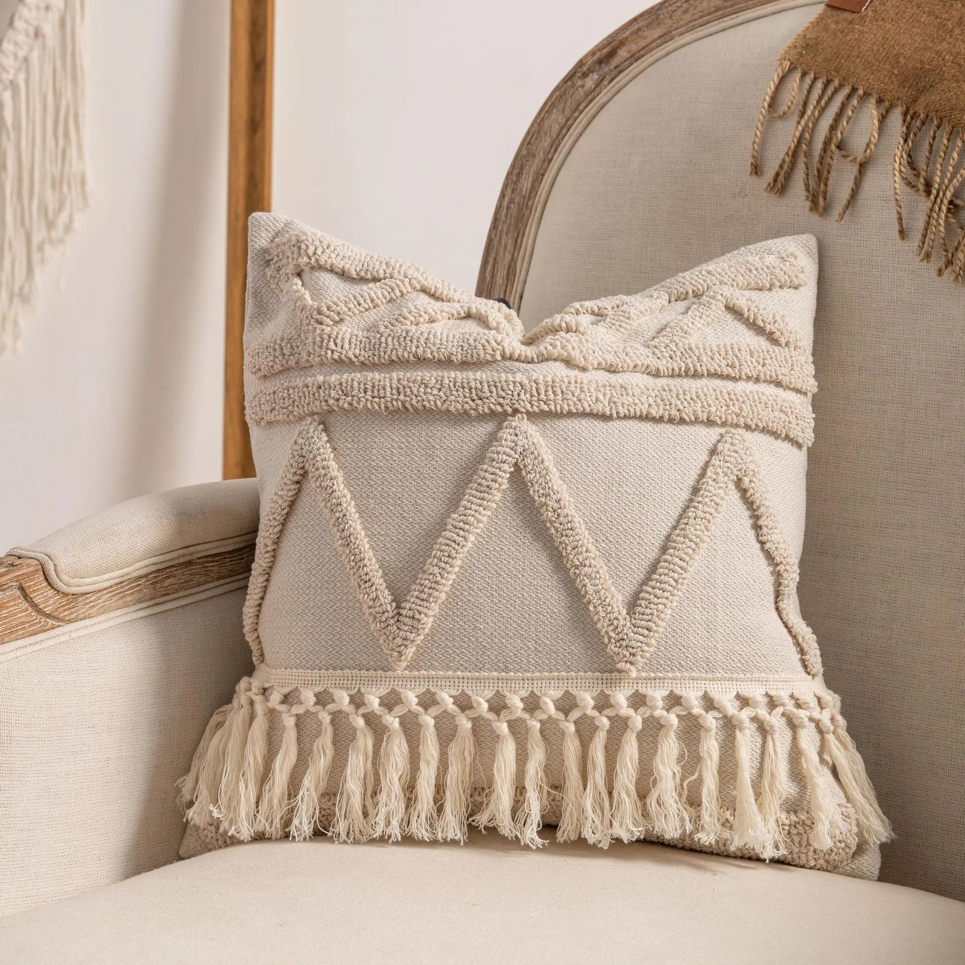 Modern Loop Yarn Pillow Covers