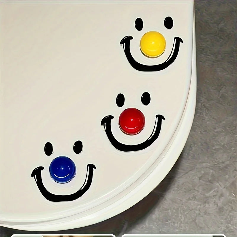 Contemporary Style Dopamine Smile Ball Toilet Lid Lifter