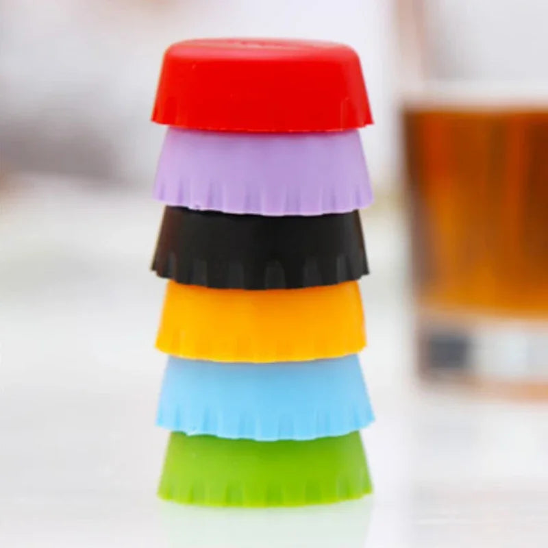 Candy Colors Silicone Bottle Caps