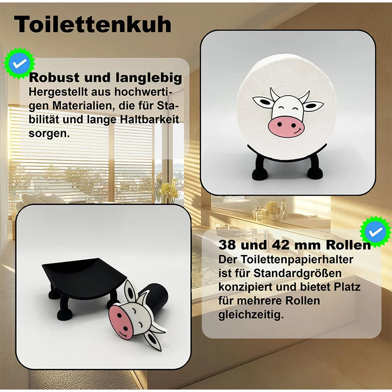 Funny Black Sheep Toilet Roll Holder
