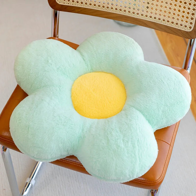Flower Circular Shape Cushion