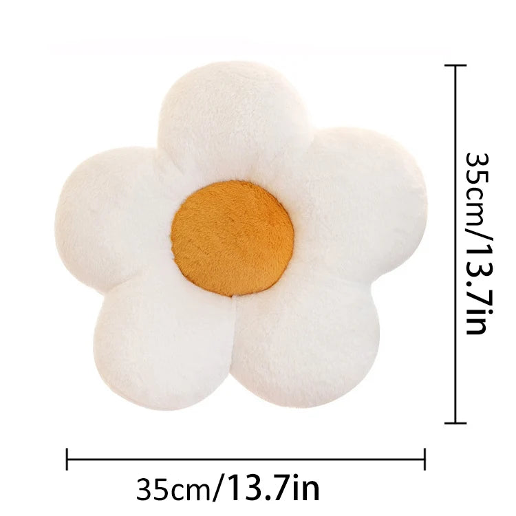 Flower Circular Shape Cushion