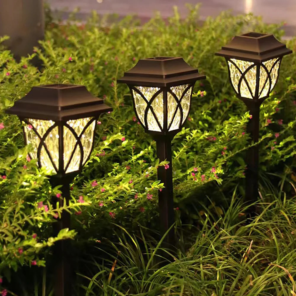 Outdoor Waterproof Garden- 2pcs LED Solar