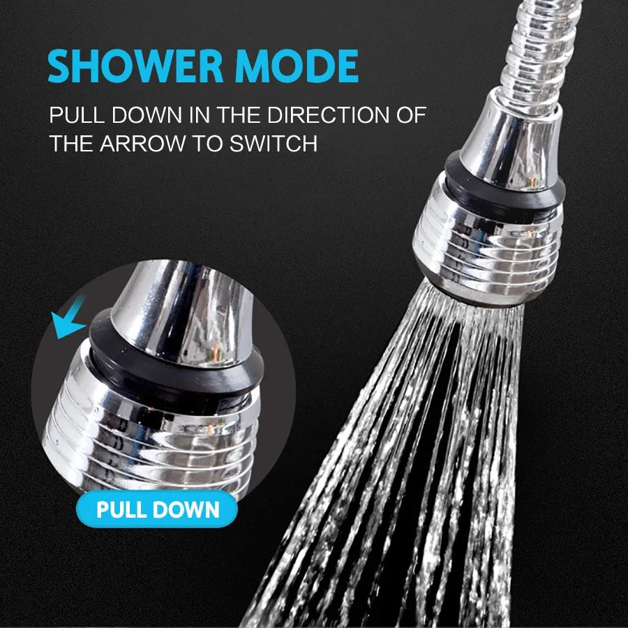 Kitchen Stainless Steel Faucet Sprinkler Water