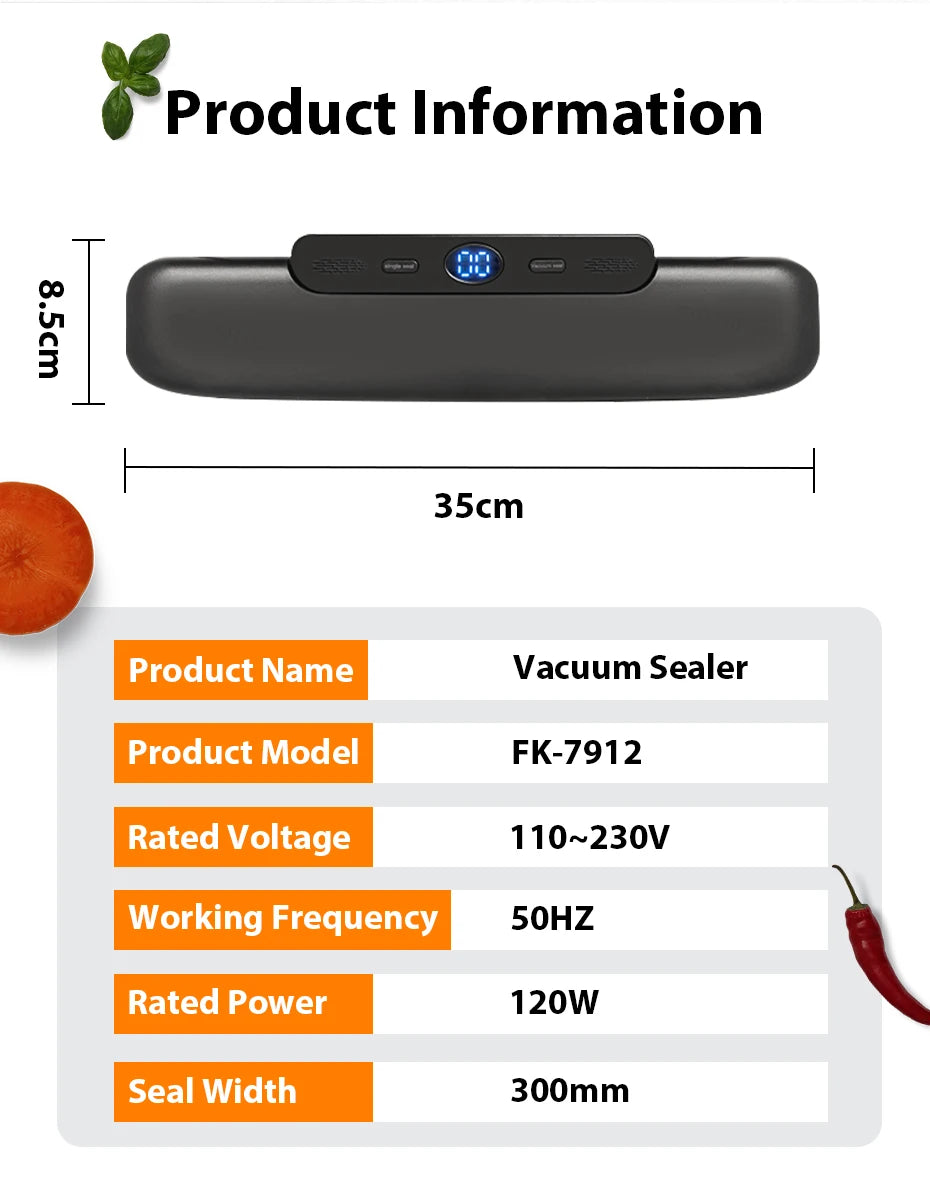 Vacuum Sealer Packaging Machine