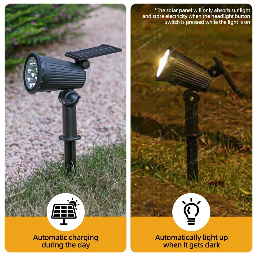 IP65 Waterproof Outdoor RGB Solar Landscape Lights
