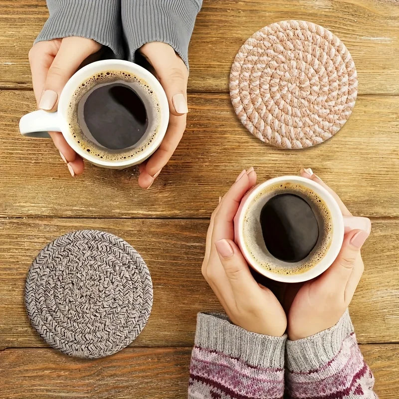 4pcs Absorbent Drink Coasters