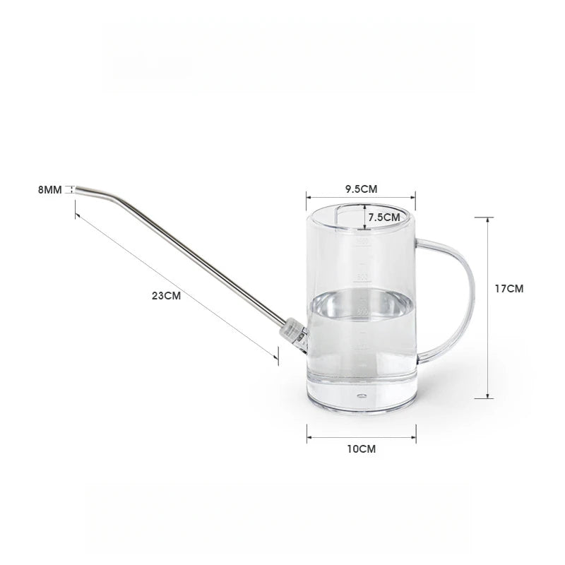 1L Long Spout Watering Can with Gardening Shovel Set