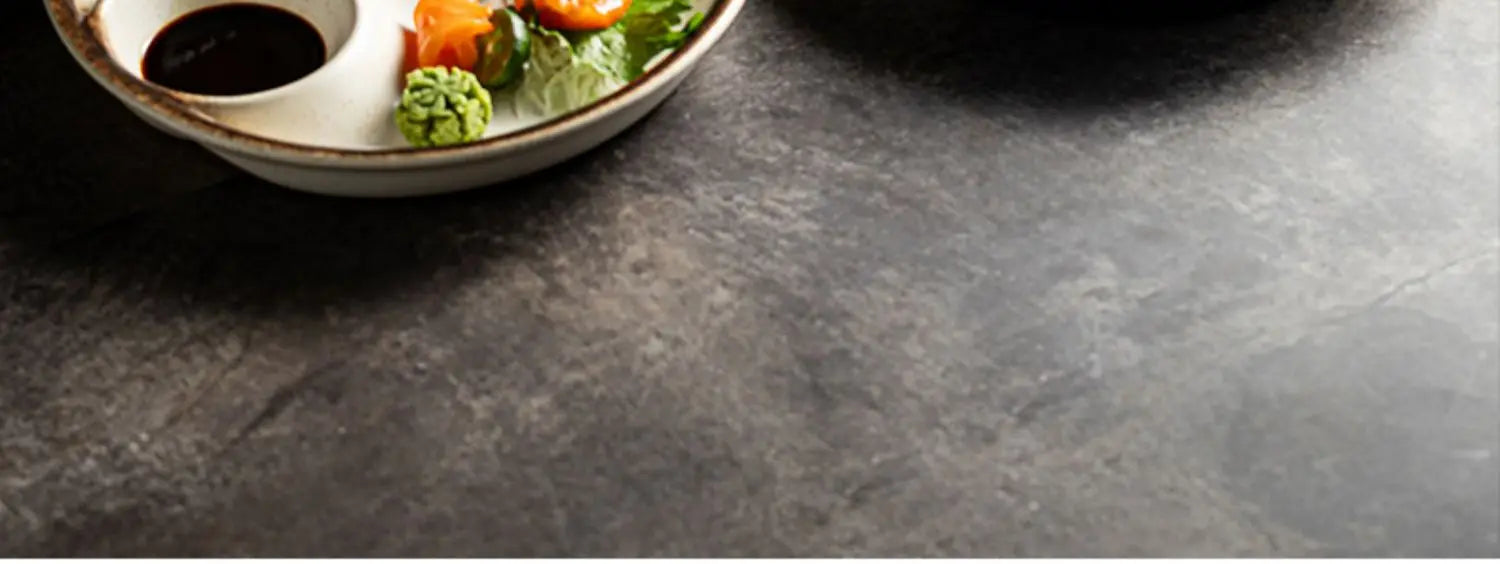 Dumplings Plate With Vinegar Plate