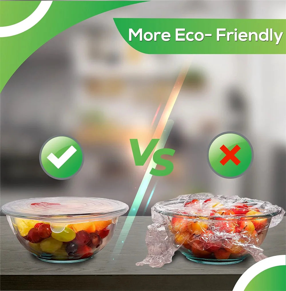 Food Grade Silicone Preservation Cover Reusable
