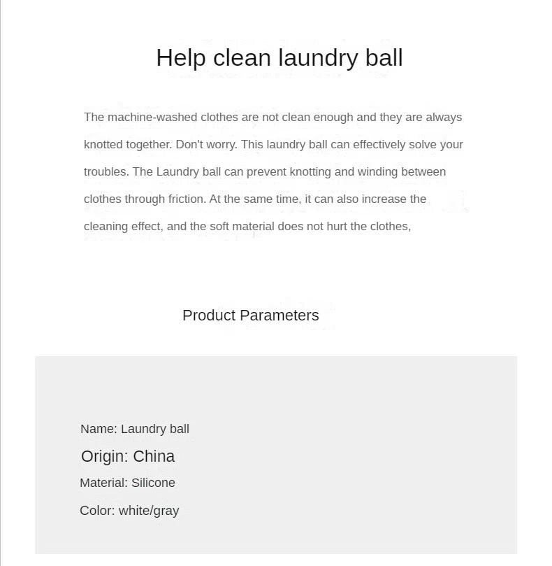 Laundry Ball