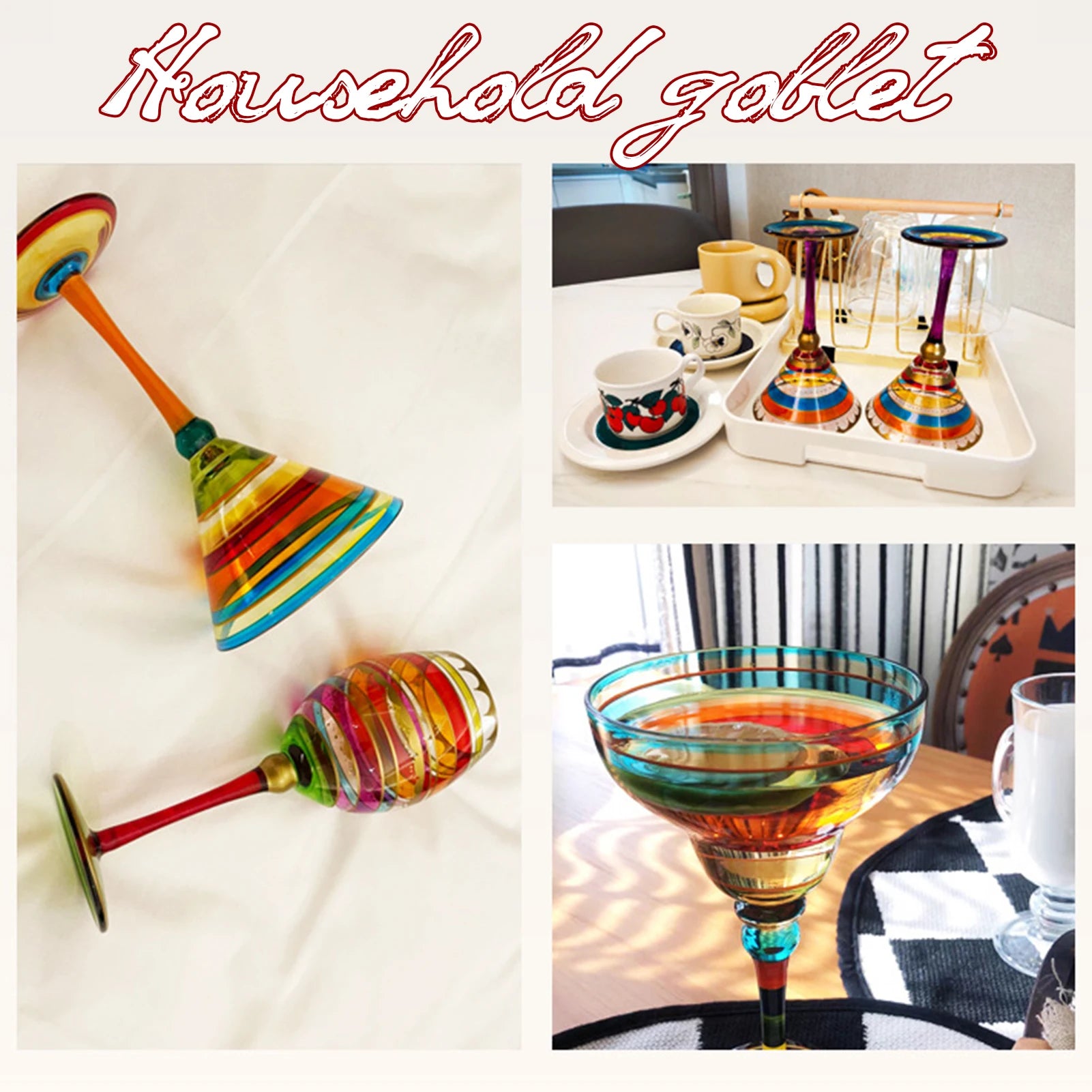 Margarita Cocktail Goblet Cup