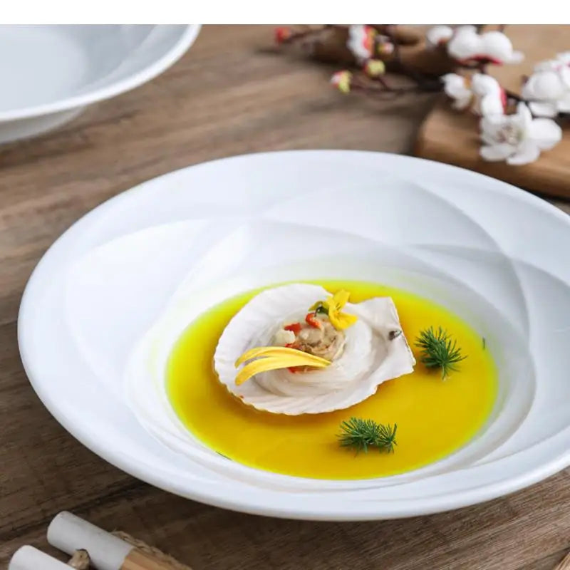 Ceramic Pasta Steak Plate