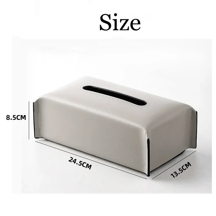 Leather Tissue Box