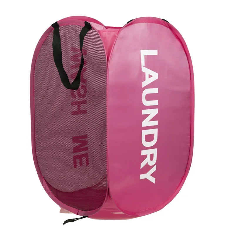 Portable Mesh Pop Up Laundry Hamper