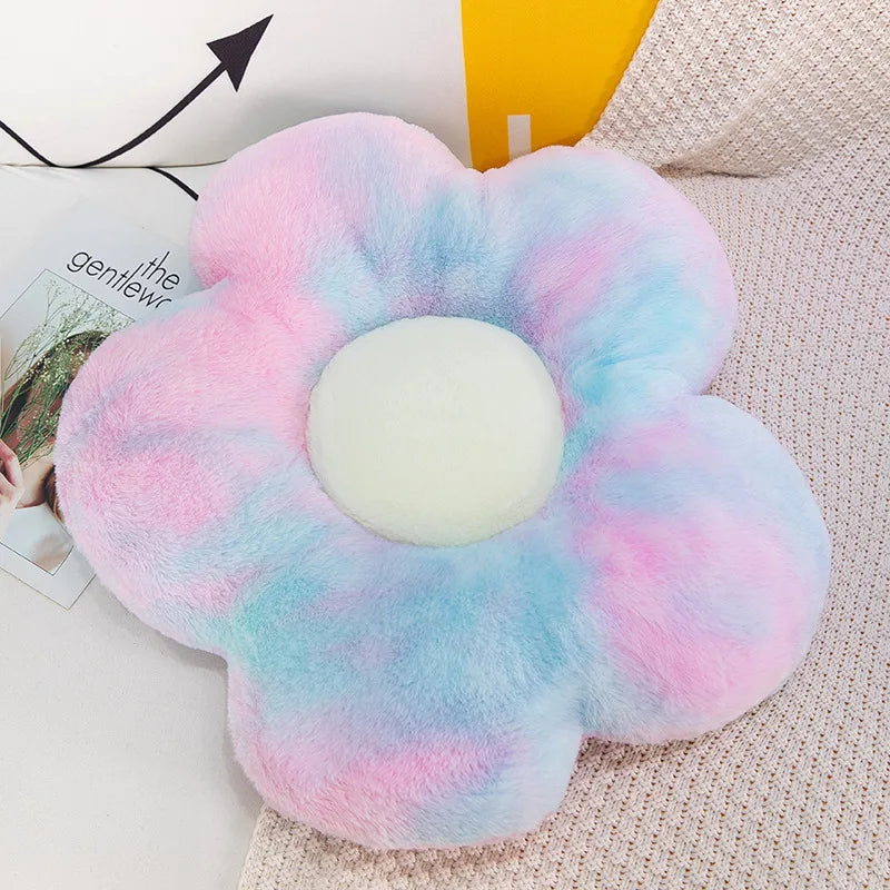 Flower Circular Shape Cushion