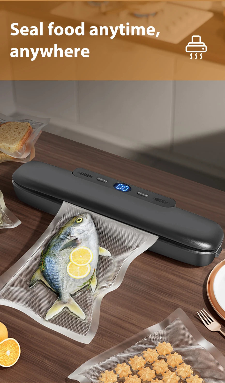 Vacuum Sealer Packaging Machine
