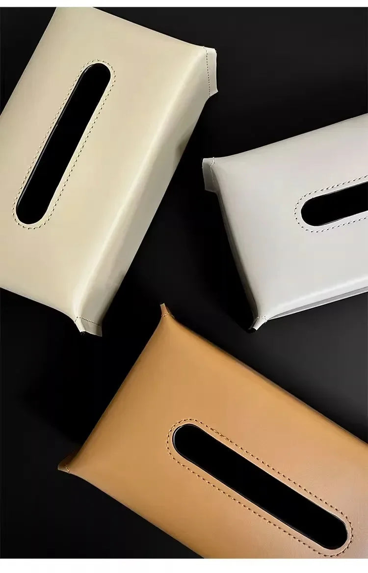 Leather Tissue Box