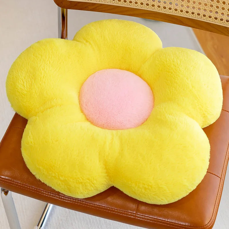 Flower Circular Shape Cushion