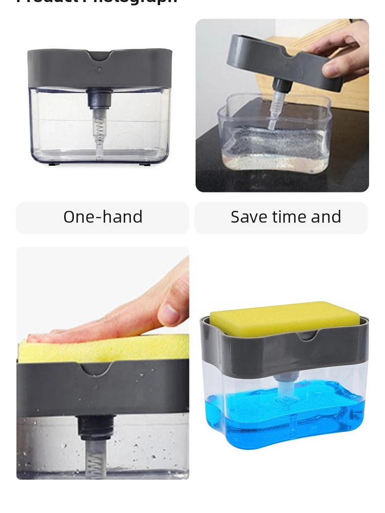 Kitchen Detergent Press Portable Soap