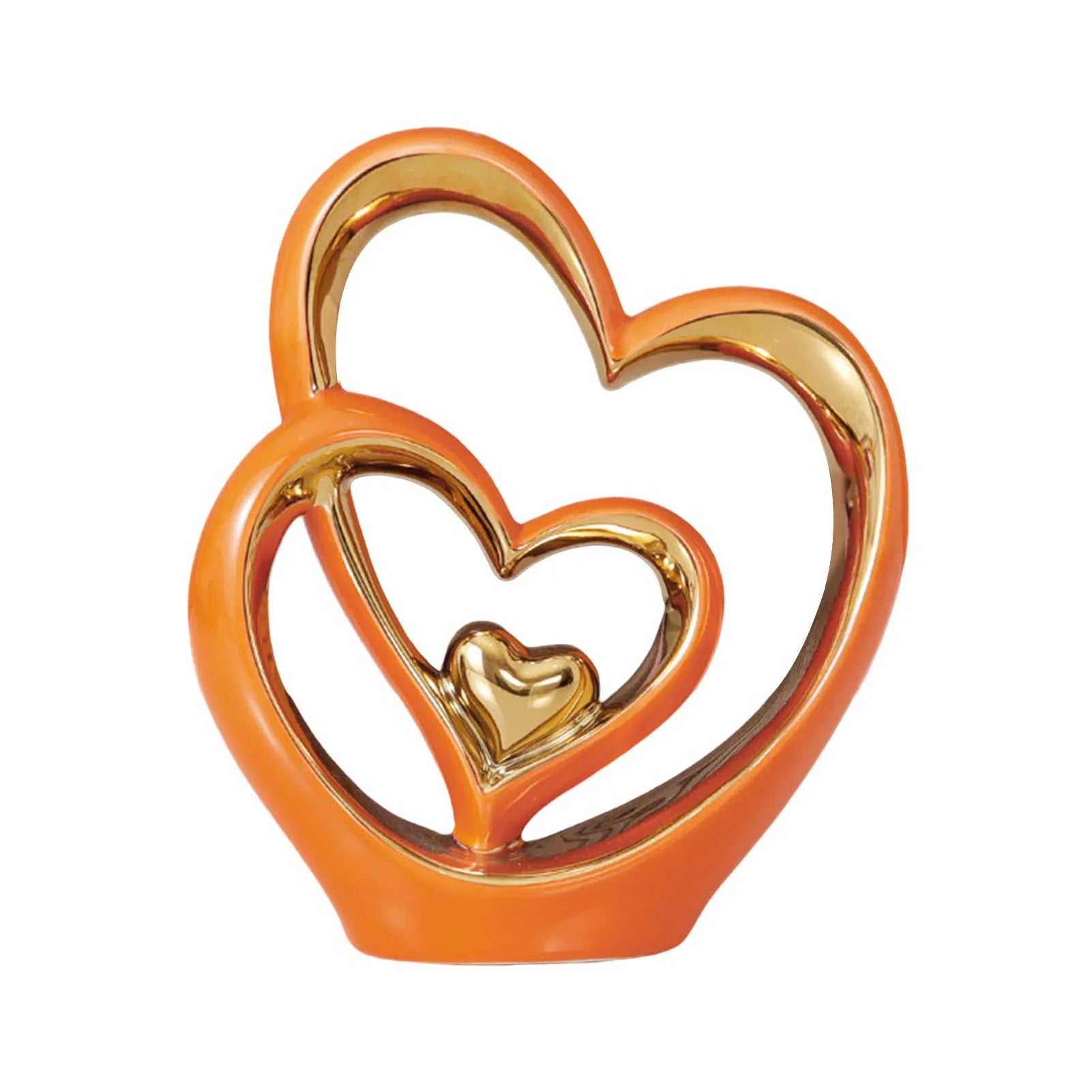 Ceramic Heart Statue