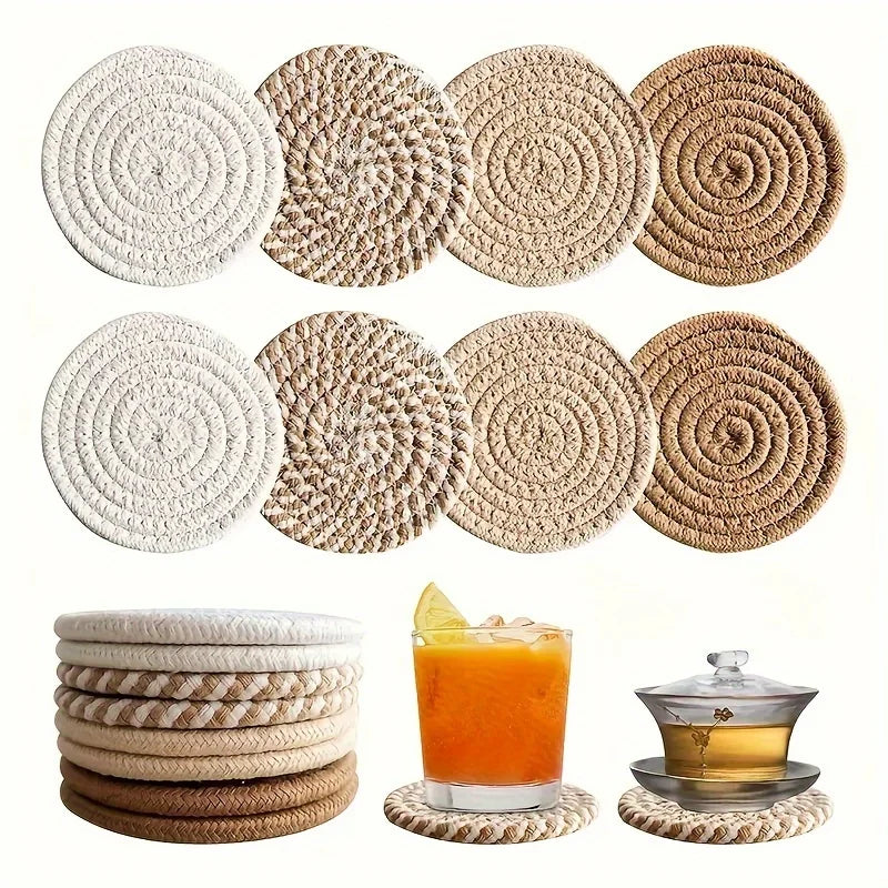 4pcs Absorbent Drink Coasters