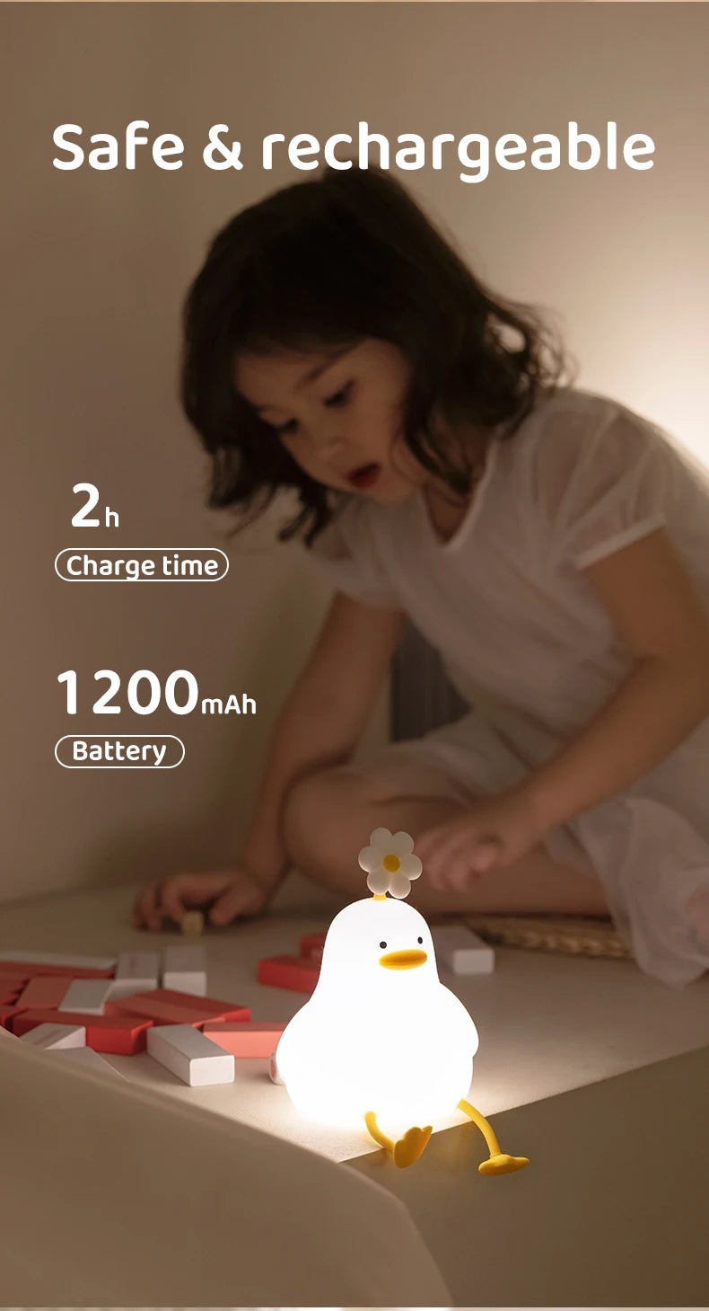Led Children Night Light Duckling