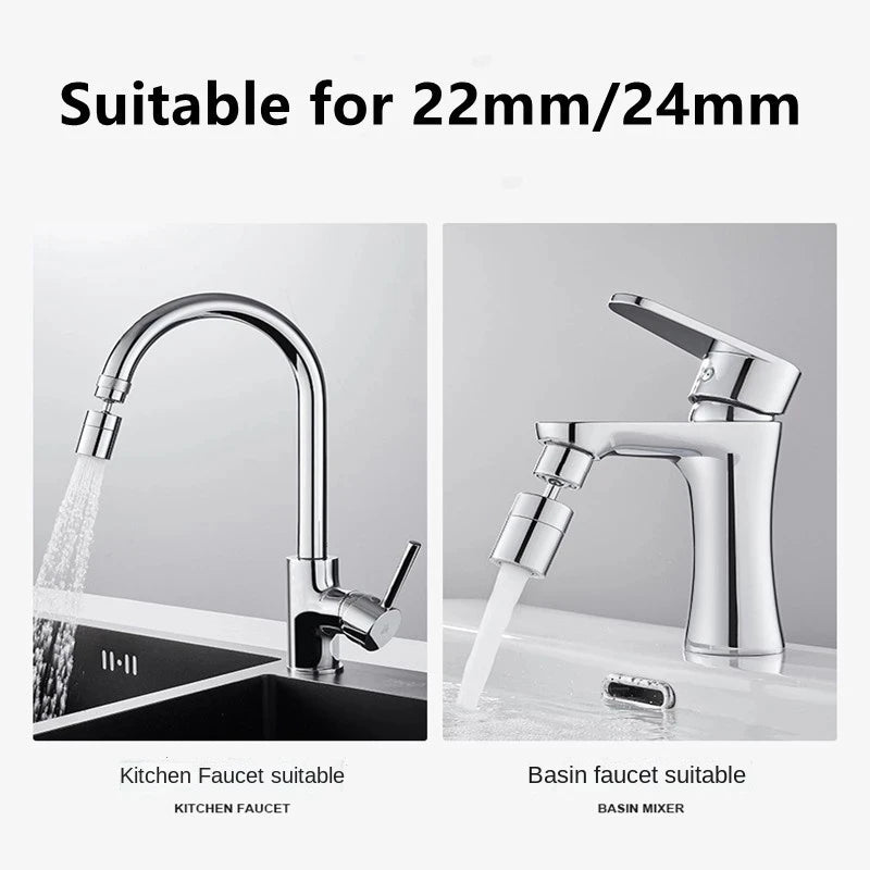 720 Degree Universal Tap Aerator Splash-proof