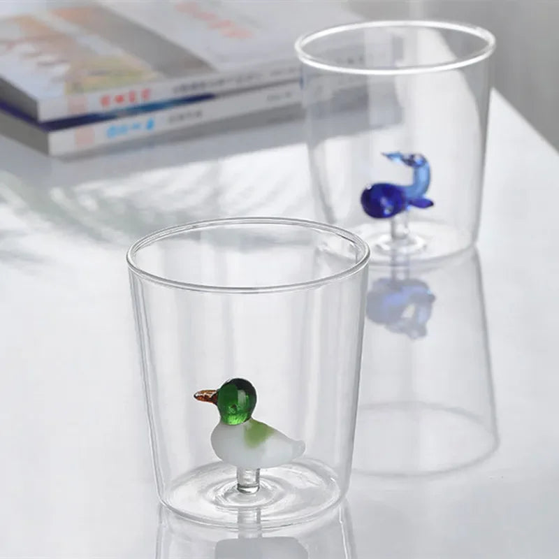 3D Creative Handmade Bubble Glass Cup