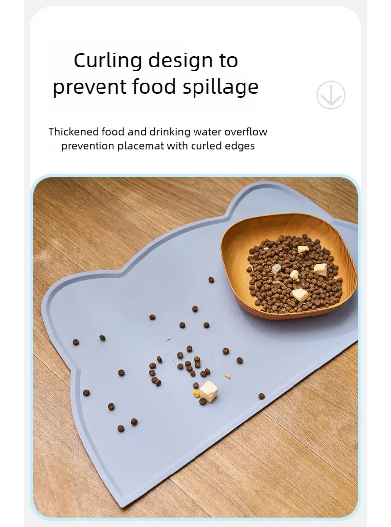 Pet silicone food mat waterproof