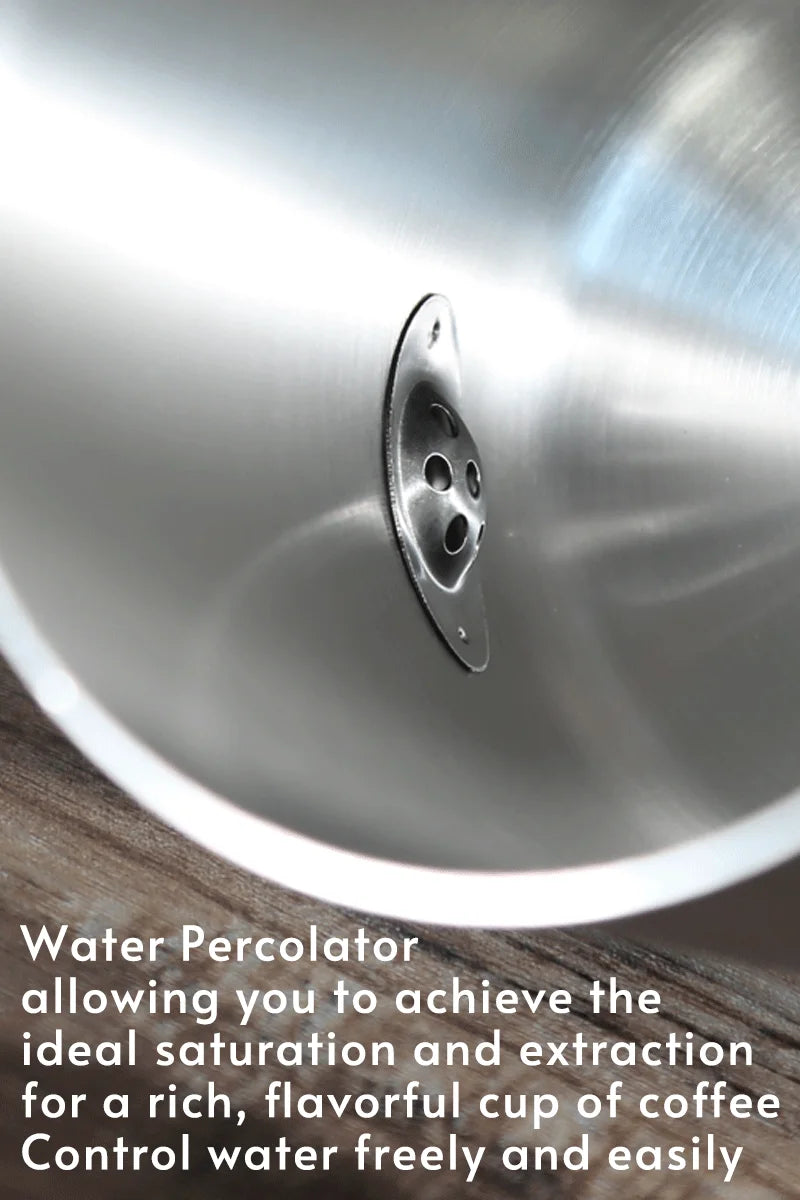 304 Stainless Steel 600ml Long Gooseneck Spout Barista Espresso Coffee Maker