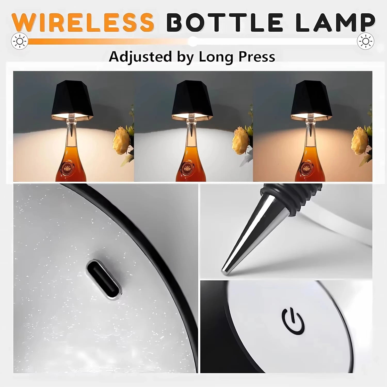 Wireless Wine Bottle Lamp