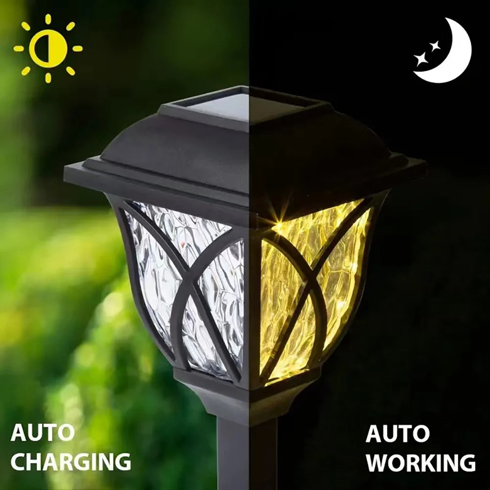 Outdoor Waterproof Garden- 2pcs LED Solar