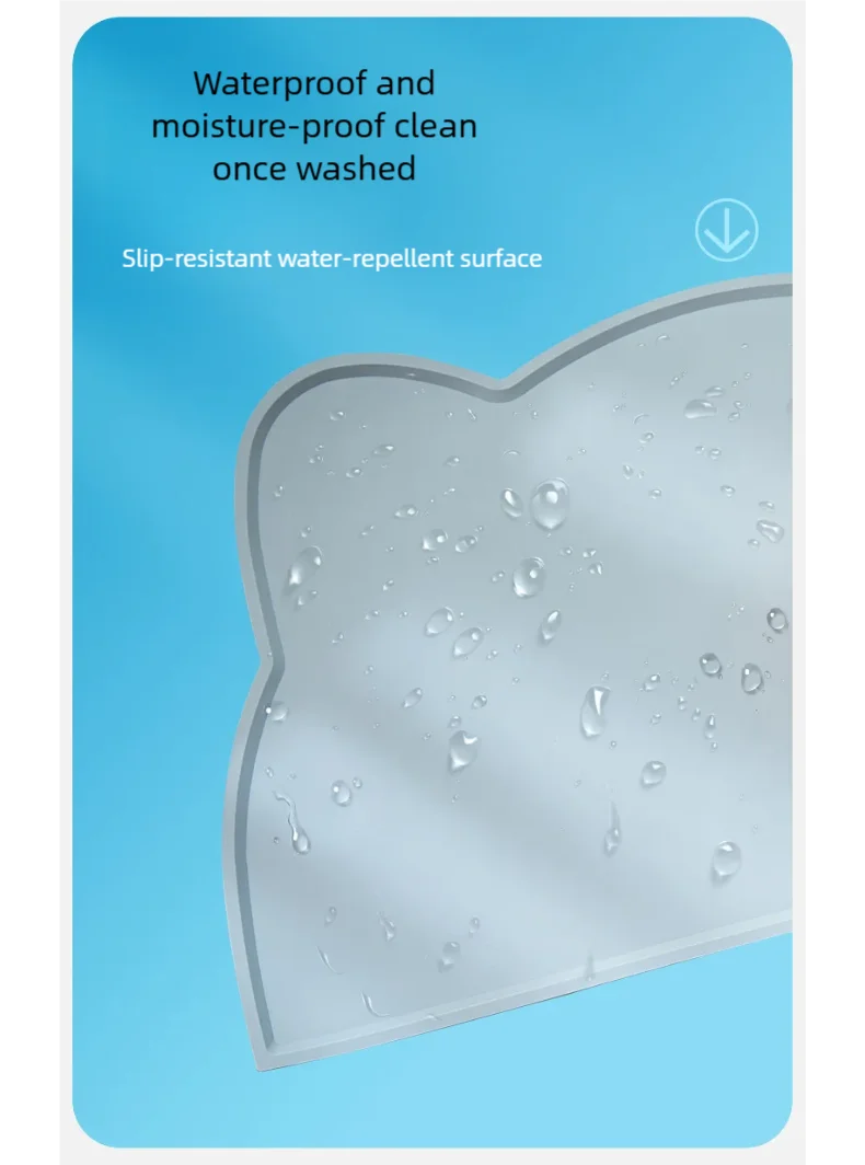 Pet silicone food mat waterproof