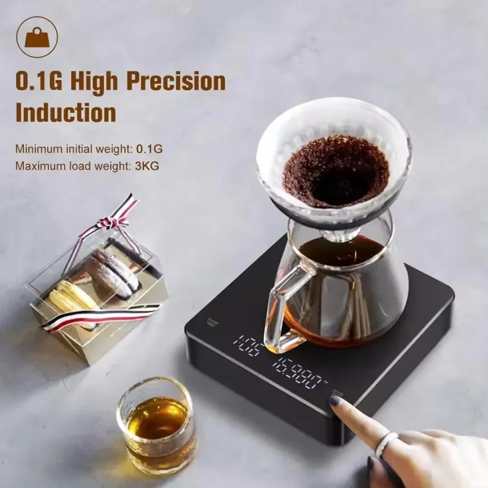 Digital Rechargable Coffee Scale with Timer