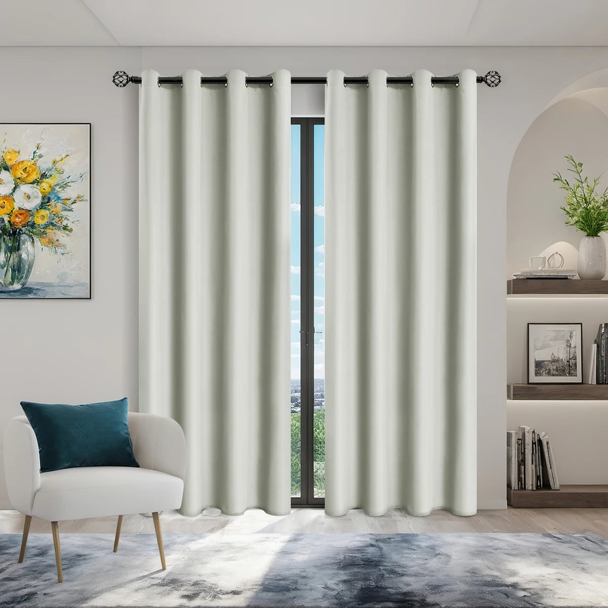 Full shading and sun protection 100% Blackout curtains