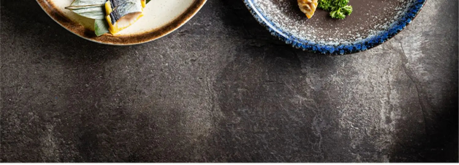 Dumplings Plate With Vinegar Plate