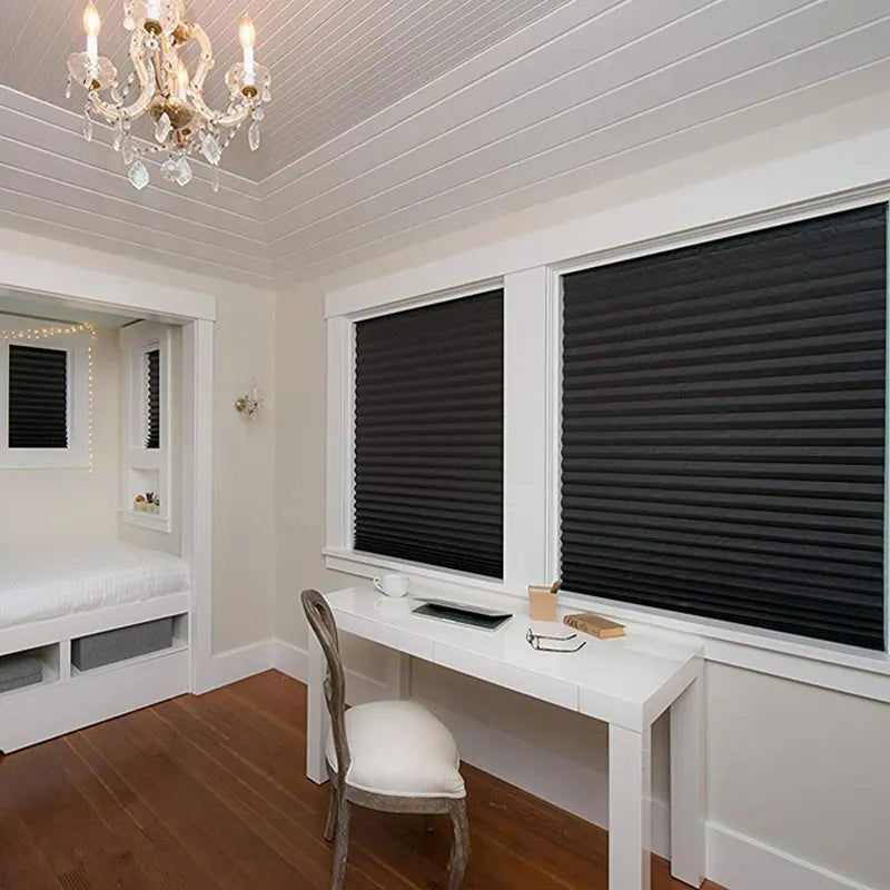 Simple Pleated Window Shades