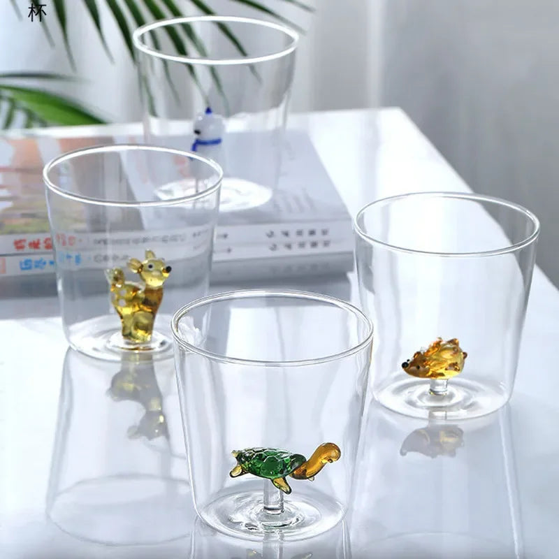 3D Creative Handmade Bubble Glass Cup