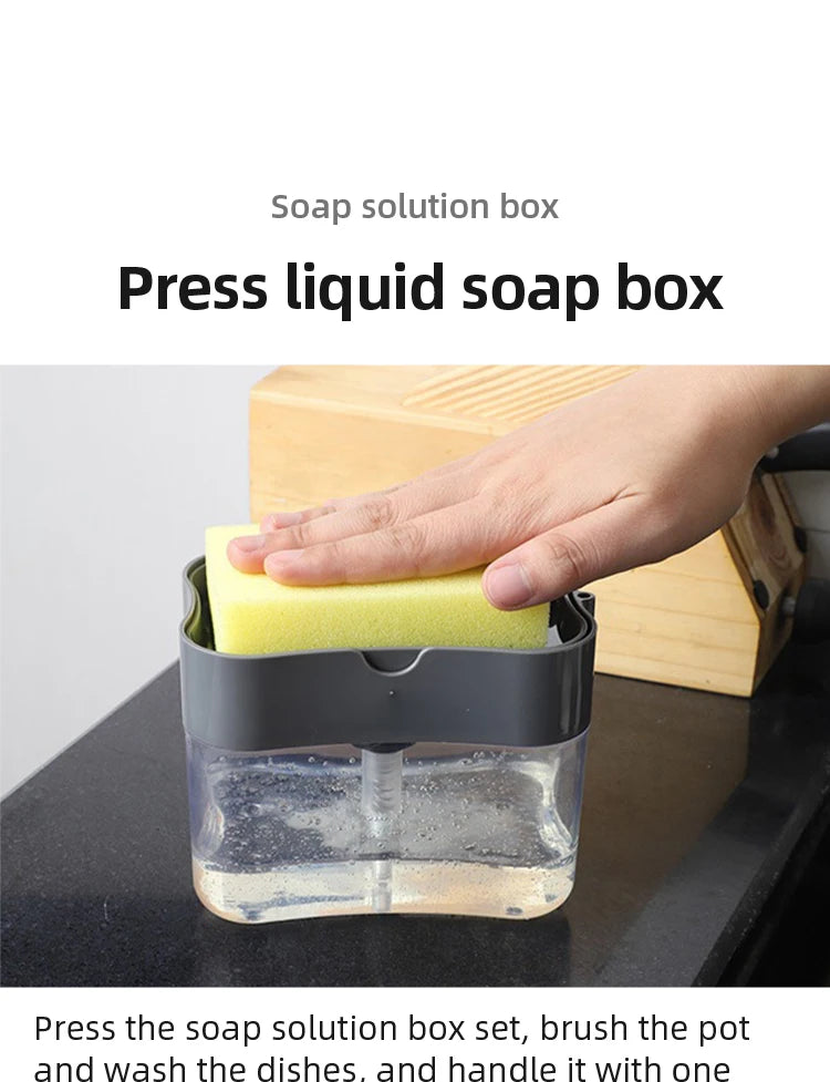 Kitchen Detergent Press Portable Soap