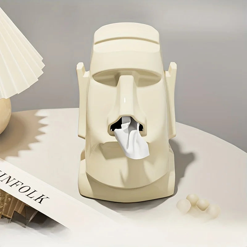 Creative Stone Figure Paper Towel