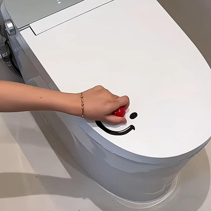 Contemporary Style Dopamine Smile Ball Toilet Lid Lifter