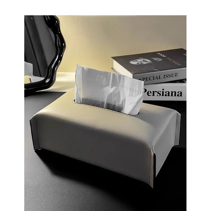 Leather Tissue Box
