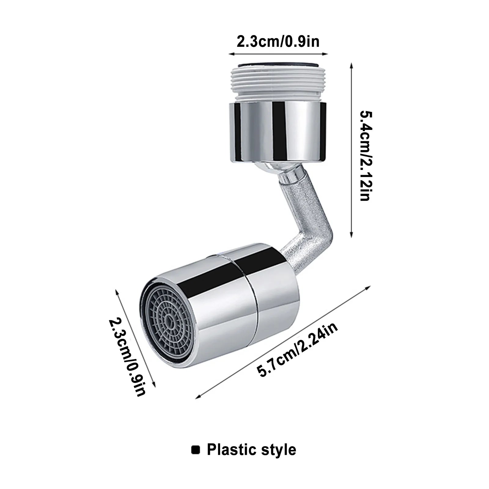 720 Degree Universal Tap Aerator Splash-proof