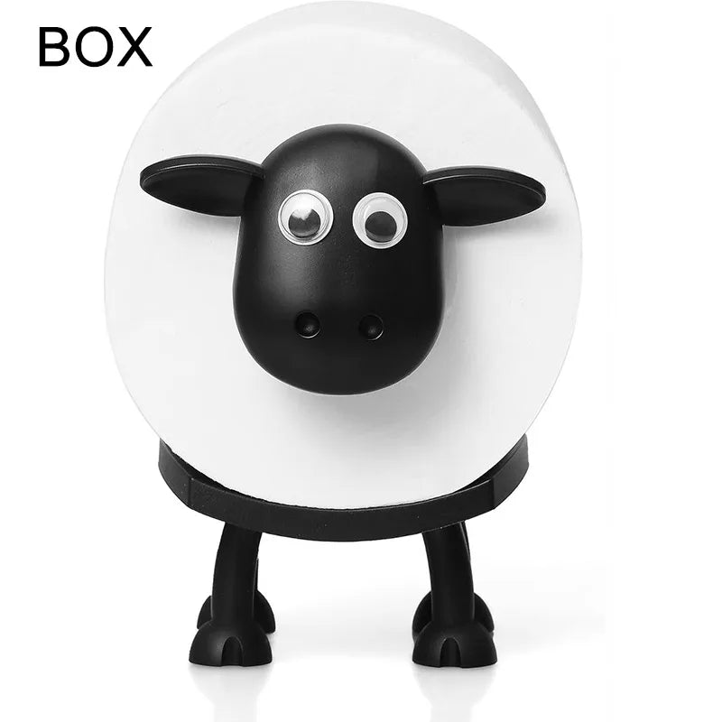 Funny Black Sheep Toilet Roll Holder