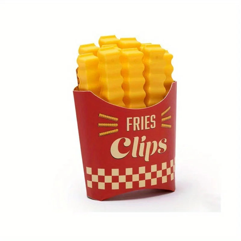 12PCS French Fry Shaped Sealing Clip - For Snack Sealin