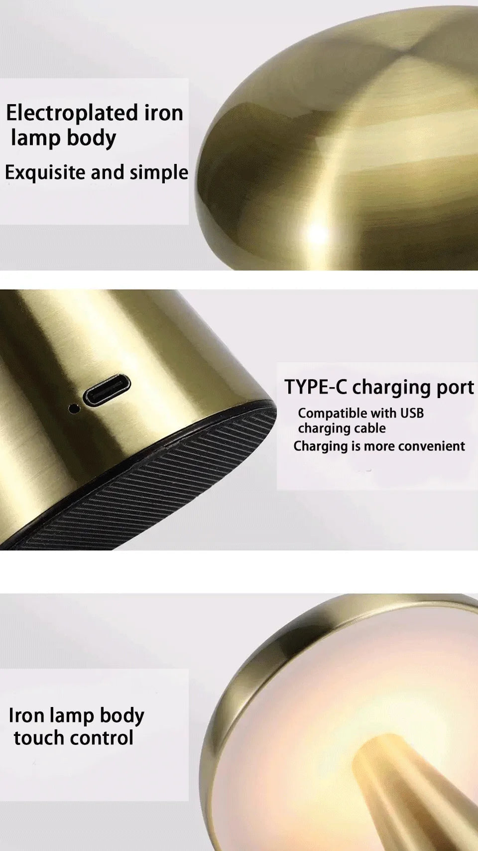 LED Table Lamp -Retro Mushroom